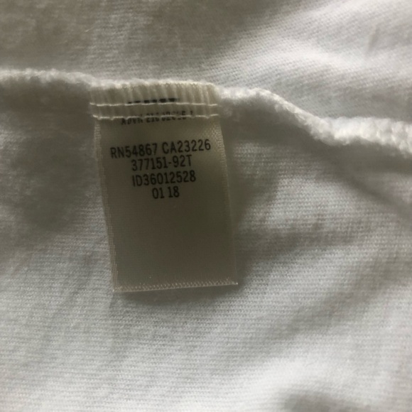 PINK VS Y2K Cropped LS Spell~Out Tee Sz. S White Lace Up Back Beachy Summer Vibe - Picture 5 of 6